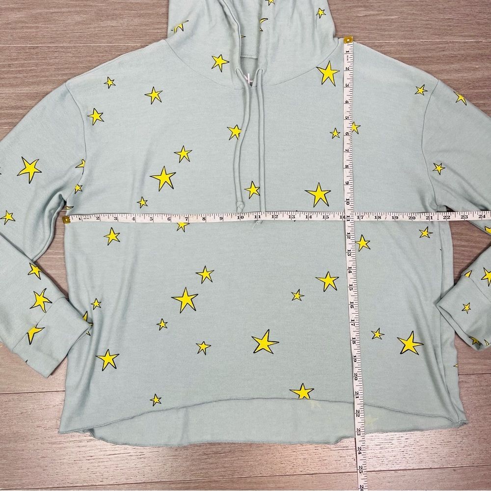 Chaser Brand Star Print Hoodie & Joggers Set Blue Yellow Revolve Loungewear L M - Picture 9 of 16